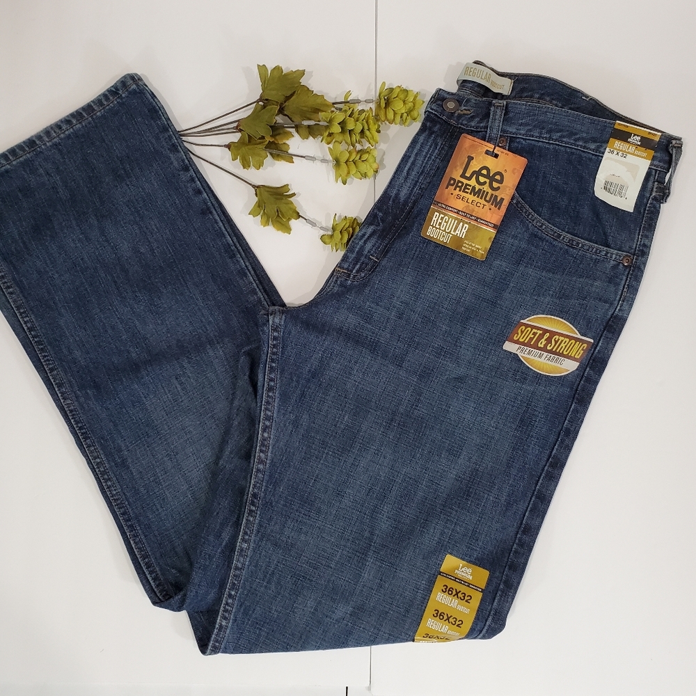 Lee Premium Select Reg Bootcut Jeans 36x32 NWT - Picture 7 of 15